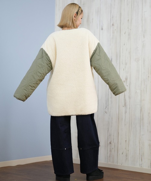 ROXY（ロキシー） コート アウター ボアジャケット リバーシブル