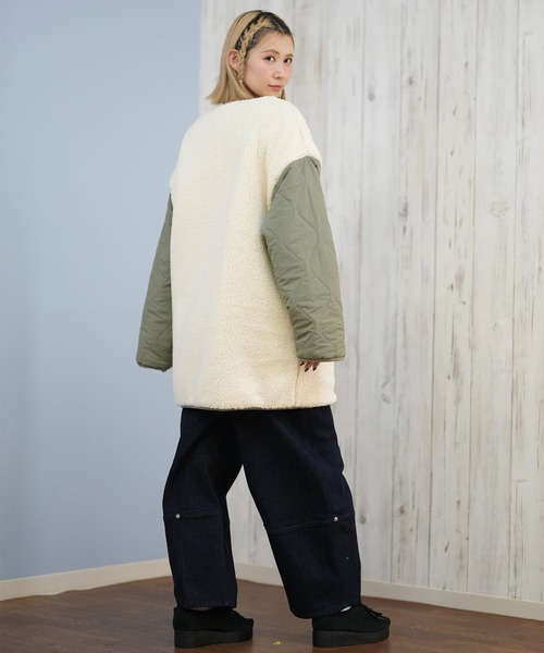 ROXY（ロキシー） コート アウター ボアジャケット リバーシブル
