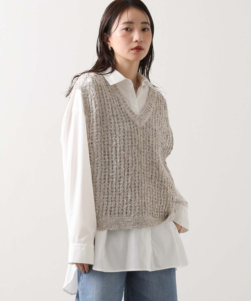 Cristaseya VISONE GILET モヘアニットベスト cristaseya モヘア ニットベスト - メルカリ