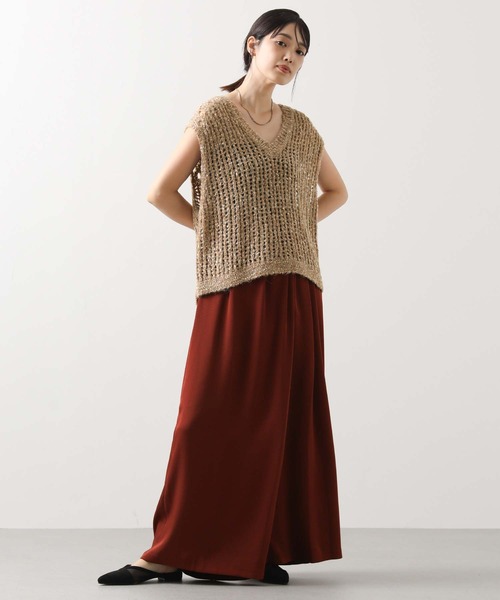 Gready Brilliant（グレディブリリアン） ベスト ジレ モヘア混ラメV