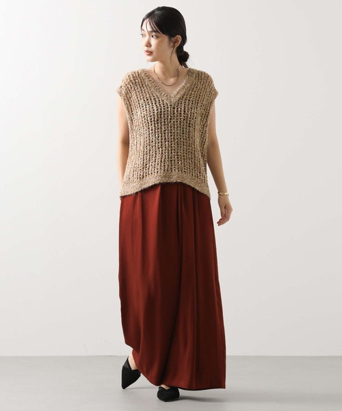 Gready Brilliant（グレディブリリアン） ベスト ジレ モヘア混ラメV