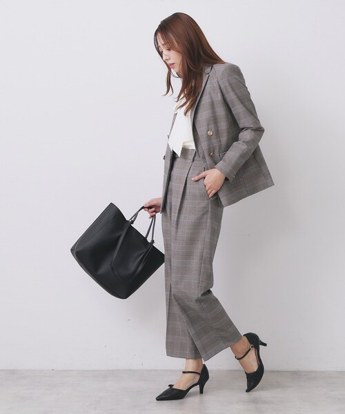 index（インデックス） パンツ ワイドストレートパンツ/セットアップ