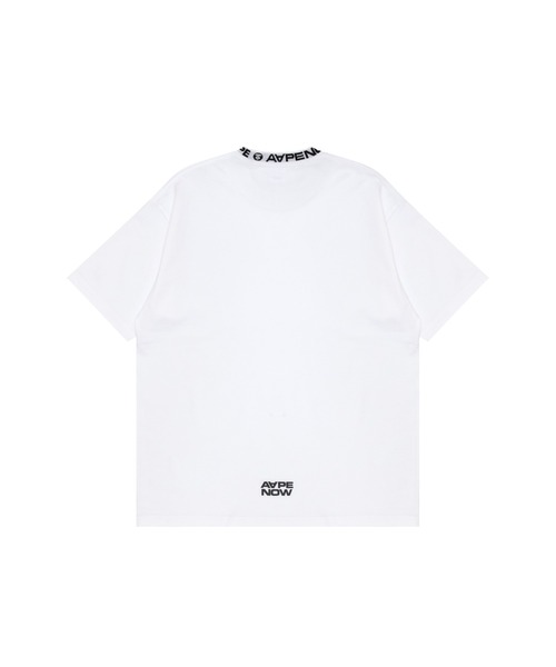 「AAPE BY A BATHING APE」 半袖Tシャツ LARGE カーキ メンズ_画像4