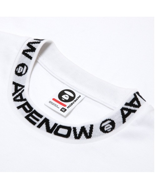 「AAPE BY A BATHING APE」 半袖Tシャツ LARGE カーキ メンズ_画像5