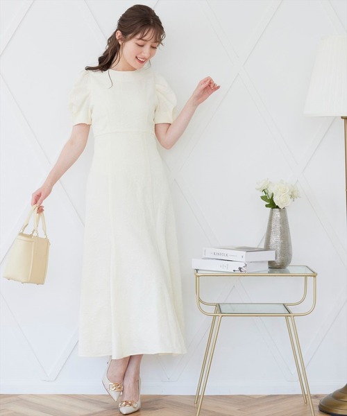 「SWINGLE」 半袖ワンピース MEDIUM ベージュ系その他7 レディース_画像2