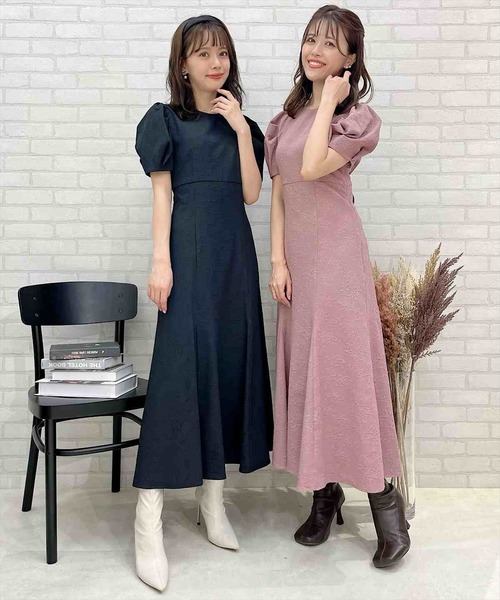 「SWINGLE」 半袖ワンピース MEDIUM ベージュ系その他7 レディース_画像7