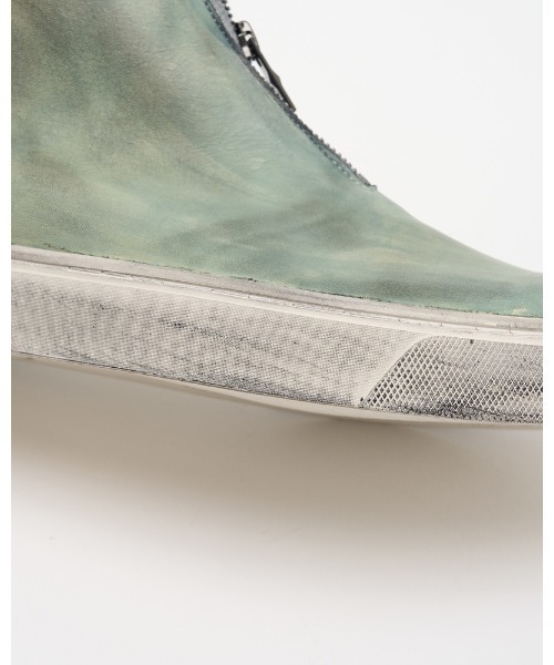 ブーツ front zip bootie メンズの画像