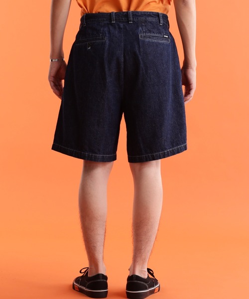 Schott N.Y.C（ショット） 「schott」 デニムハーフパンツ 30 ブルー系