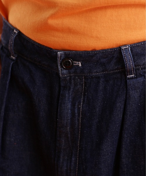Schott N.Y.C（ショット） 「schott」 デニムハーフパンツ 30 ブルー系
