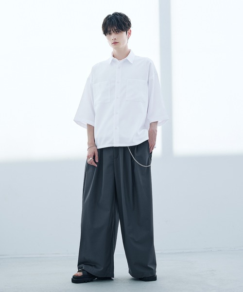 「ASTRONOMY」 半袖シャツ S ブルー メンズ_画像8