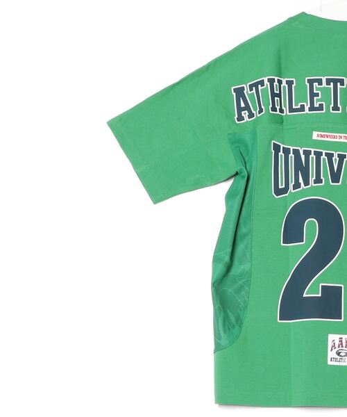 「AAPE BY A BATHING APE」 半袖Tシャツ X-LARGE ダークグリーン メンズ_画像4