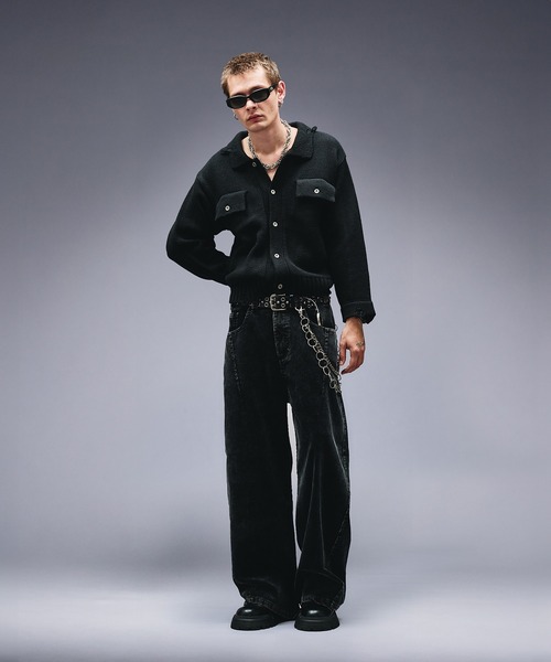 ANDER HUNK パンツ Faded Corduroy Curve Pants / フェード