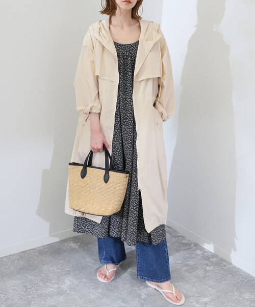 SLOBE IENA（スローブイエナ） コート FREE サックスブルー レディース