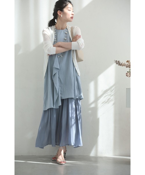 「CAWAII」 ノースリーブワンピース FREE ライトブルー レディース_画像9