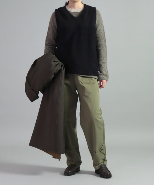 「OMNIGOD」 ノースリーブトップス 0 ブラウン レディース_画像2