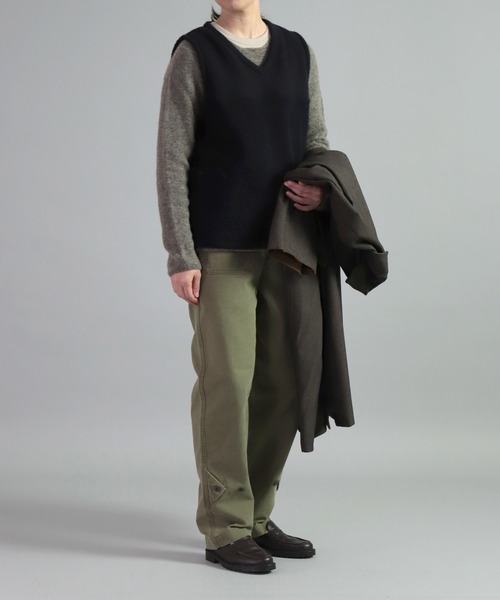 「OMNIGOD」 ノースリーブトップス 0 ブラウン レディース_画像3