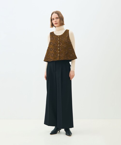 TOMORROWLAND collection ベスト ジレ フローラビーストレッチ