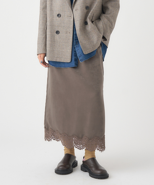 IENA（イエナ） スカート サテンレーススカート : ZOZOTOWN Yahoo!店