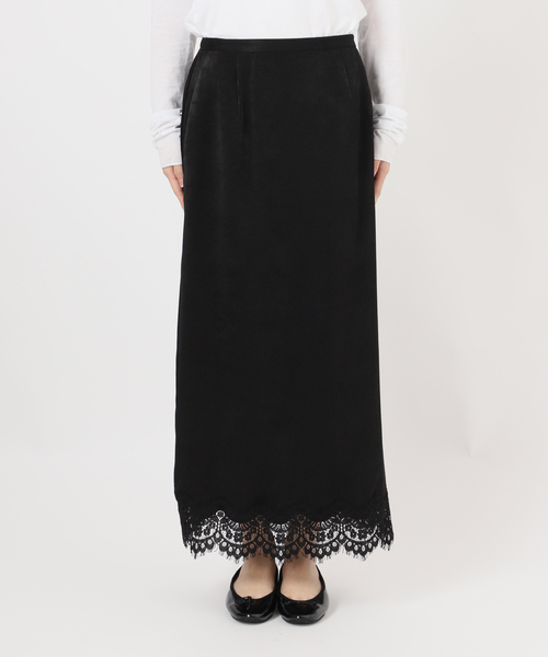 IENA（イエナ） スカート サテンレーススカート : ZOZOTOWN Yahoo!店