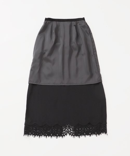 IENA サテンレーススカート　36サイズ IENA（イエナ） スカート サテンレーススカート : ZOZOTOWN Yahoo!店