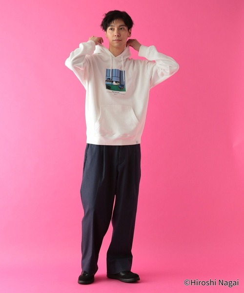 GLOBAL WORK（グローバルワーク） tシャツ 永井博コラボ/スウェット