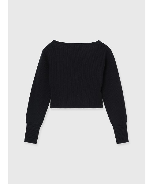 Heart neck ウールカシミヤカーディガン EIMY ISTOIRE｜Heart neck ウールカシミヤカーディガン | Rakuten