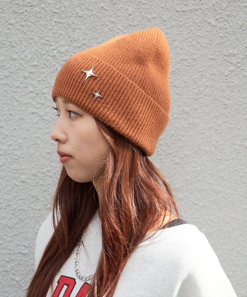 ROOP TOKYO ニット帽 ニットキャップ OKUOKU 0909/オクオク スター