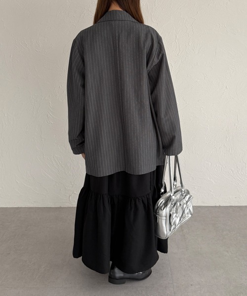 9マルキ 大島紬 ティアードワンピース 付け襟 kutir（クティール） ワンピース 「つけ襟付」マルチウェイティアード
