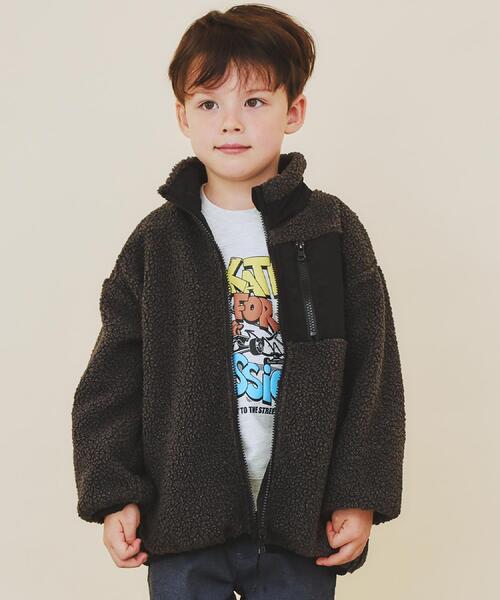 THE SHOP TK ブルゾン アウター 「110−160」ボアリバーシブブルゾン