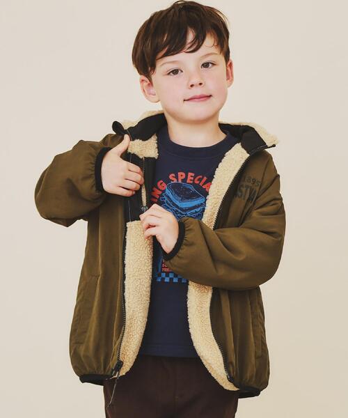 THE SHOP TK ブルゾン アウター 「110−160」ボアリバーシブブルゾン