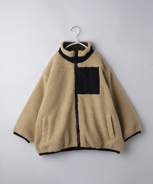 THE SHOP TK ブルゾン アウター 「110−160」ボアリバーシブブルゾン