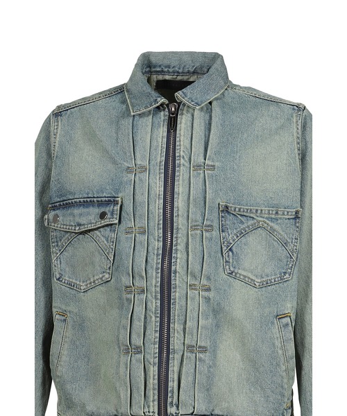 デニムジャケット gジャン SLIDE DENIM JACKET メンズ レディースの画像