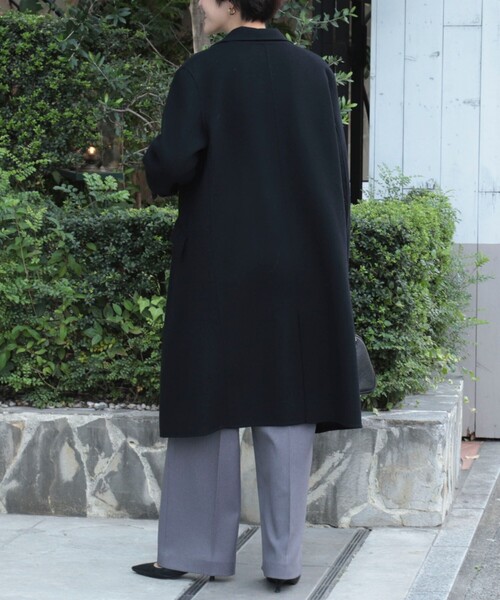 「NOLLEY'S」 イージーパンツ 36 ネイビー レディース_画像6