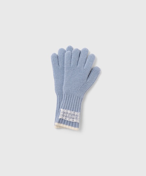 GENERAL IDEA 手袋 fingerhole lace knit glove フィンガーホール