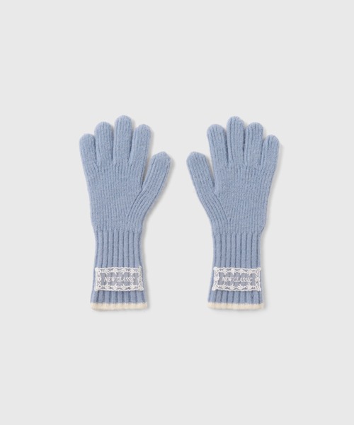 GENERAL IDEA 手袋 fingerhole lace knit glove フィンガーホール