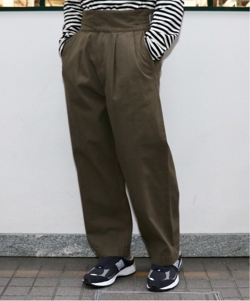 「C.E.L.STORE」 チノパンツ MEDIUM カーキ メンズ_画像7