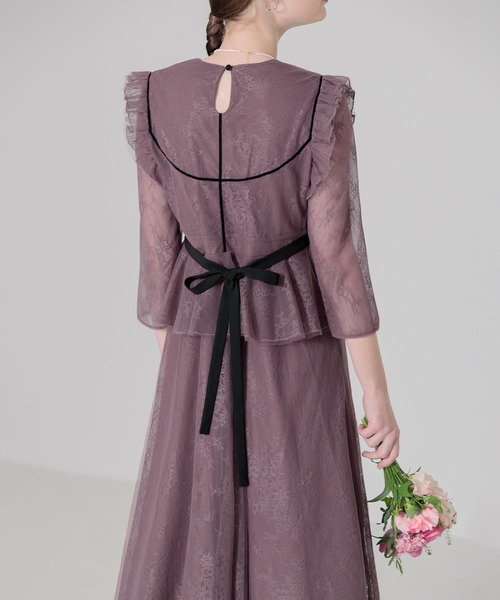 「Leja」 7分袖ワンピース SMALL グリーン レディース_画像2