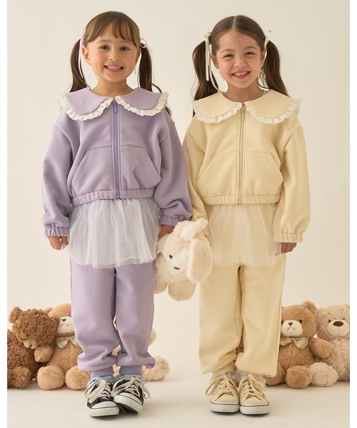 ワイドパンツ パンツ 「Lycee mine バレエシリーズ」「セットアップ可