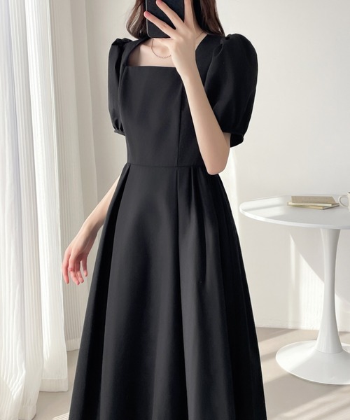 「ABITOKYO」 半袖ワンピース X-LARGE ブラック レディース_画像5