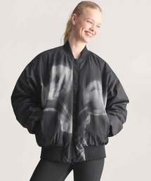 Stella McCartney - ステラマッカートニー MA1 ジャケット ブルゾン ネイビー 38サイズ adidas by Stella McCartney アディダス adidas ma1 ma-1 プリント柄