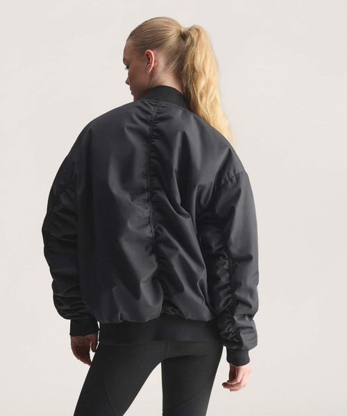 adidas by Stella McCartney ma1 ma-1 プリント柄ウーブン ボンバー