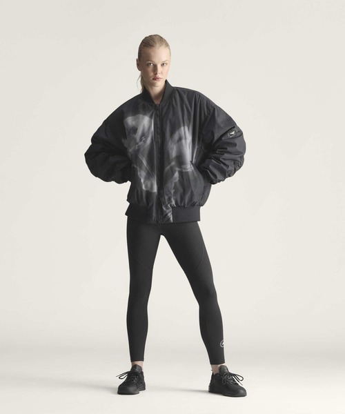 adidas by Stella McCartney ma1 ma-1 プリント柄ウーブン ボンバー