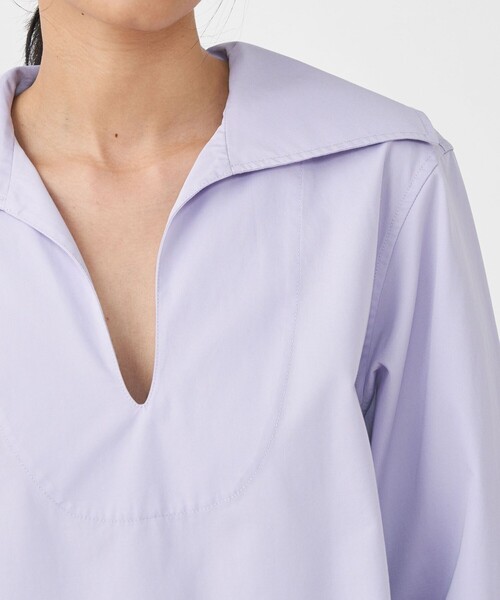 「MACPHEE」 長袖ブラウス 36 ブラウン レディース_画像6