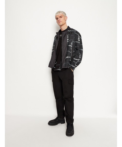「ARMANI EXCHANGE」 半袖Tシャツ SMALL ブラック メンズ_画像3
