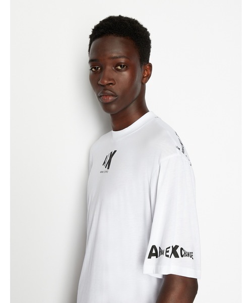 「ARMANI EXCHANGE」 半袖Tシャツ SMALL ブラック メンズ_画像5