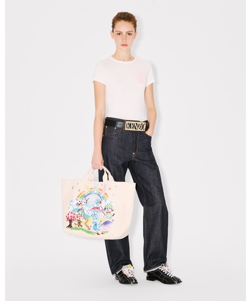 KENZO（ケンゾー） ショルダーバッグ 'KENZO Cartoon' ラージ トート