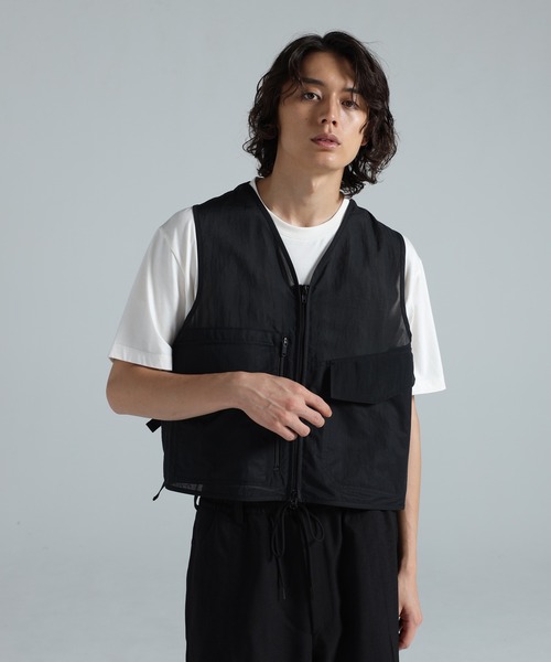 ワイスリー　Y-3 (XS) フードジャケット　ベスト　ミリタリー　2way Y-3 コート ジャケット TACTICAL UTILITY VEST メンズ : ZOZOTOWN