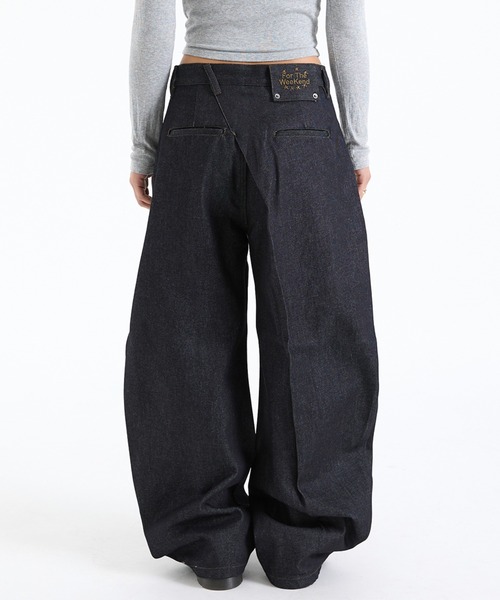 FTW ジーンズ デニム デニムパンツ BACK POINT RIGID DENIM レディース