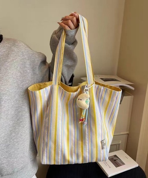 レディース 新品 未使用品 Felisi フェリージ ストライプ トートバッグ