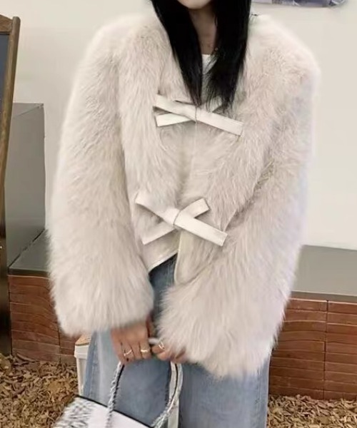 「GEMEDA」 ジャケット M ダークベージュ レディース_画像4